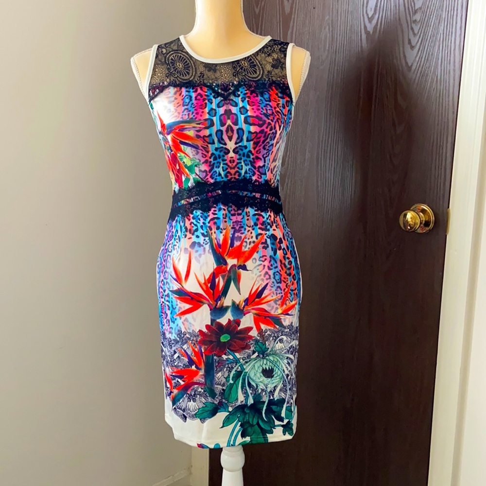 Colorful Print Dress
